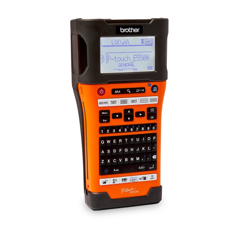 Máy in nhãn Brother PT-E550WVP, đánh dấu nhãn hệ thống điện, viễn thông, cáp mạng