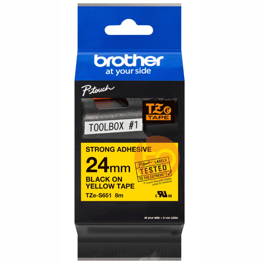 Nhãn in Brother TZE-S651 siêu dính