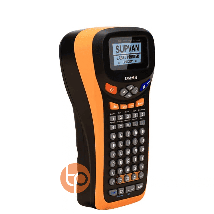 Góc nghiêng máy in nhãn Supvan LP5125M cầm tay
